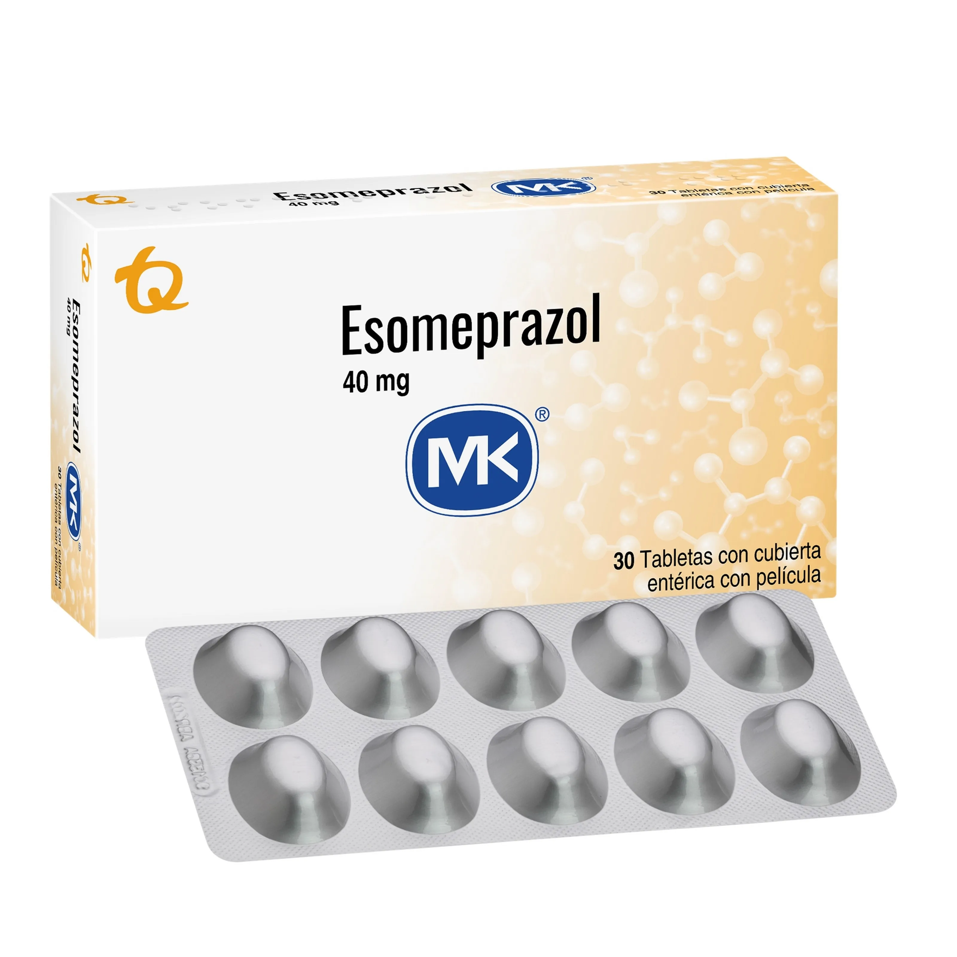 Esomeprazol Tabletas 40 Mg 30 Und Mk
