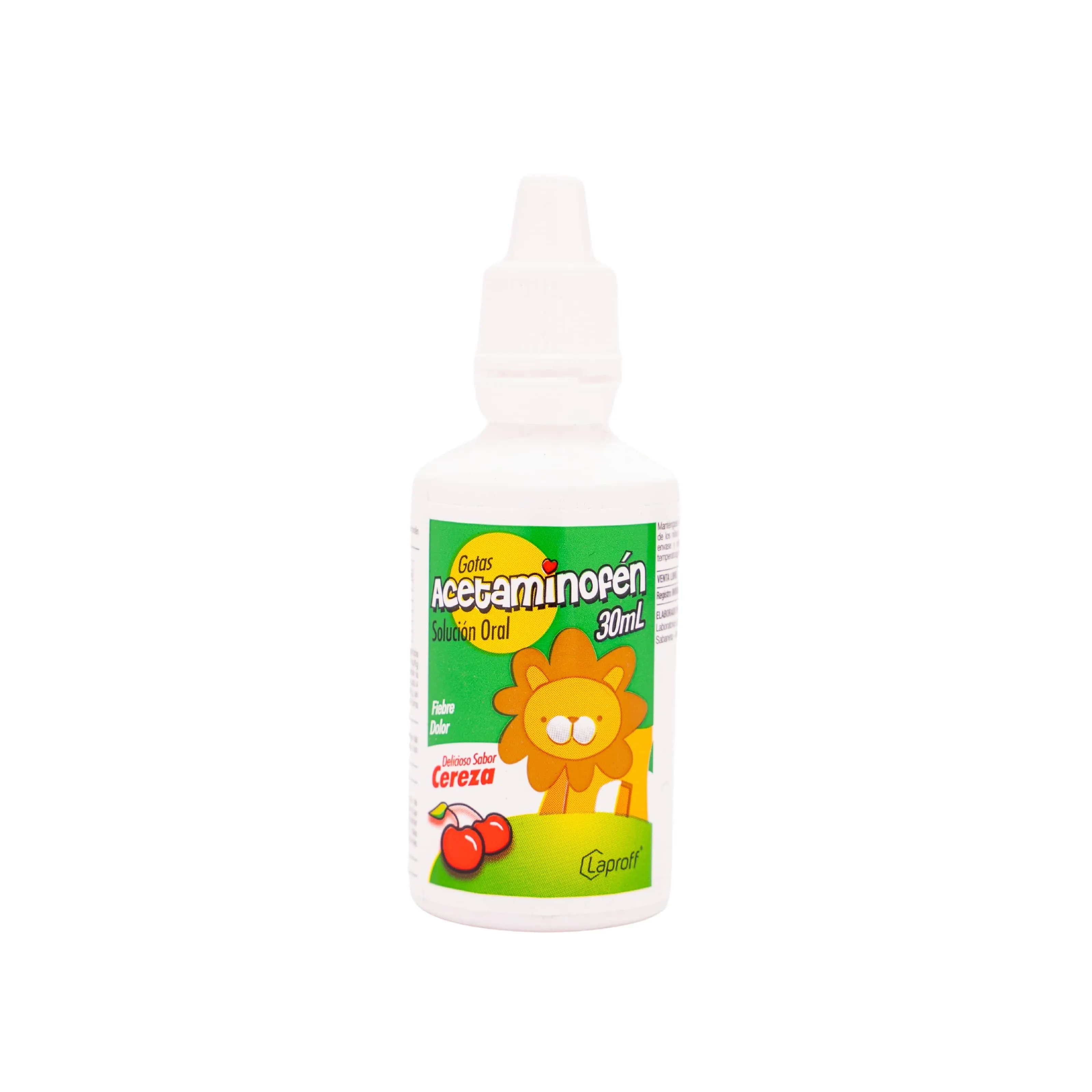 Acetaminofén 100 mg/ml Gotas 30 ml Lapr